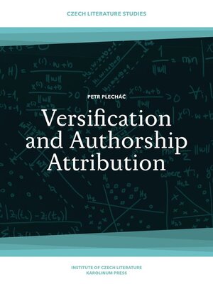 cover image of Versification and Authorship Attribution